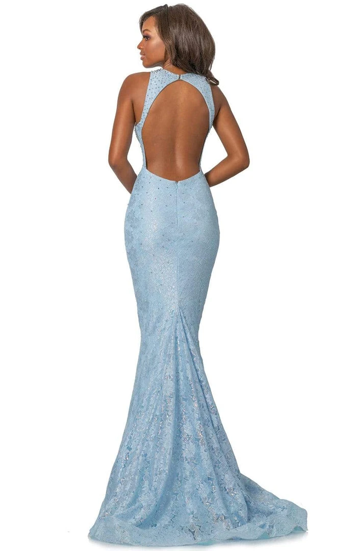 Johnathan Kayne - 2036 Jewel Ornate Metallic Lace Mermaid Gown 4 Johnathan Kayne - 2036 Jewel Ornate Metallic Lace Mermaid Gown