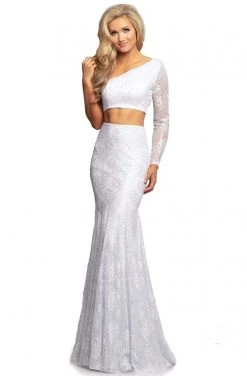 Formal Gowns Johnathan Kayne - 2039 Two Piece Asymmetrical Mermaid Dress 9 Formal Gowns Johnathan Kayne - 2039 Two Piece Asymmetrical Mermaid Dress