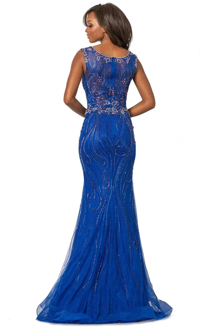 Formal Gowns Johnathan Kayne - 2042 Embellished Bateau Trumpet Dress 6 Formal Gowns Johnathan Kayne - 2042 Embellished Bateau Trumpet Dress