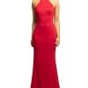 Johnathan Kayne - 2049 Illusion Back High Halter Dress Formal Gowns