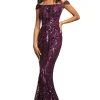 Formal Gowns Johnathan Kayne - 2064 Sequin-Embroidered Off Shoulder Mermaid Gown 2 Formal Gowns Johnathan Kayne - 2064 Sequin-Embroidered Off Shoulder Mermaid Gown