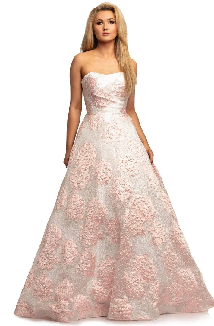 Formal Gowns Johnathan Kayne - 2078 Floral Brocade Strapless Ballgown 6 Formal Gowns Johnathan Kayne - 2078 Floral Brocade Strapless Ballgown