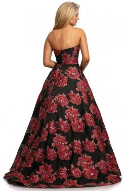 Formal Gowns Johnathan Kayne - 2078 Floral Brocade Strapless Ballgown 7 Formal Gowns Johnathan Kayne - 2078 Floral Brocade Strapless Ballgown