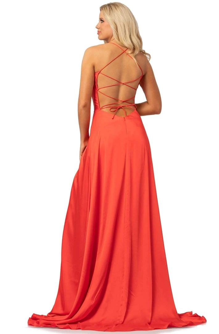 Johnathan Kayne - 2079 Scoop Neck A-line Gown With Slit And Train Formal Gowns 4 Johnathan Kayne - 2079 Scoop Neck A-line Gown With Slit And Train Formal Gowns