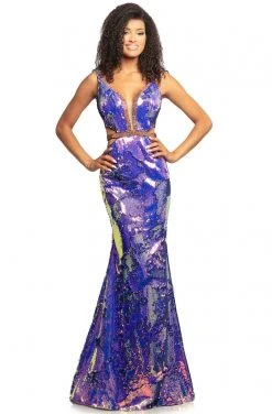 Johnathan Kayne - 2092 Sequin Embellished Sheath Dress
