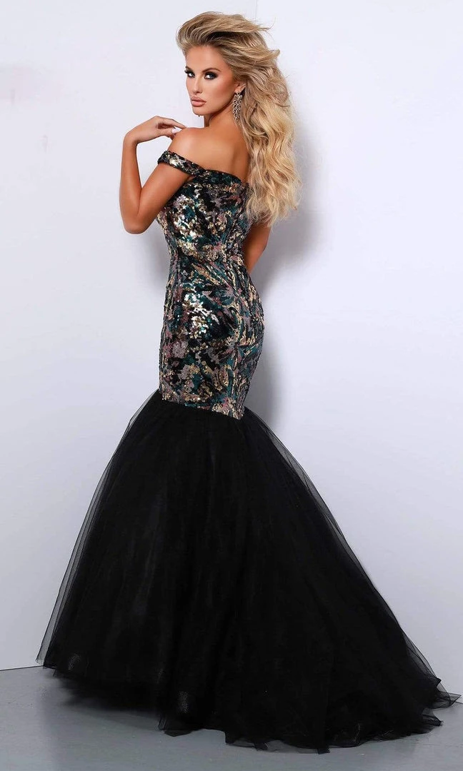Johnathan Kayne - 2425 Off- Shoulder Sequin Gown Formal Gowns 4 Johnathan Kayne - 2425 Off- Shoulder Sequin Gown Formal Gowns