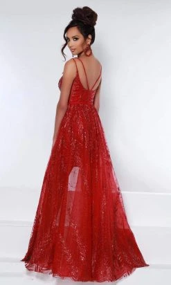 Johnathan Kayne - 2450 Sleeveless Sequined Cocktail Gown Formal Gowns