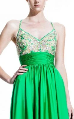 Formal Gowns Johnathan Kayne - 500 Embellished Cummerbund Waist Gown 10 Formal Gowns Johnathan Kayne - 500 Embellished Cummerbund Waist Gown