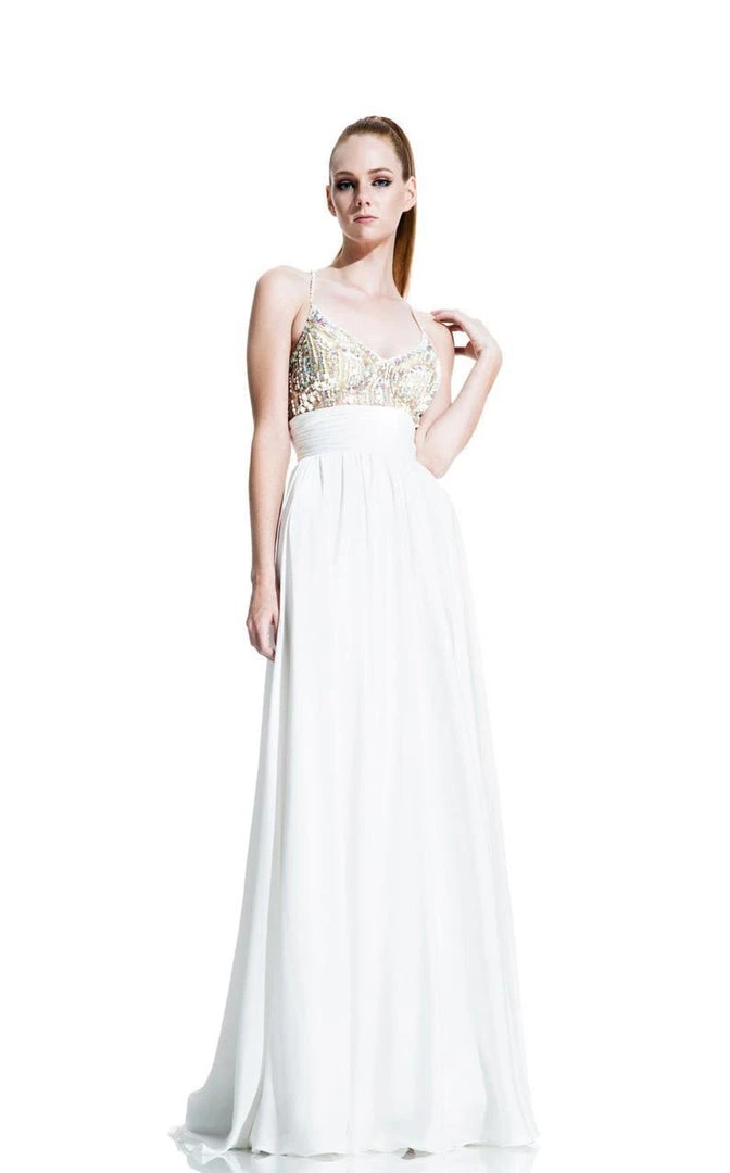Formal Gowns Johnathan Kayne - 500 Embellished Cummerbund Waist Gown 8 Formal Gowns Johnathan Kayne - 500 Embellished Cummerbund Waist Gown