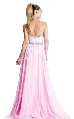 Johnathan Kayne - 502 Strapless Gilded Plunging Gown Formal Gowns 14 Johnathan Kayne - 502 Strapless Gilded Plunging Gown Formal Gowns