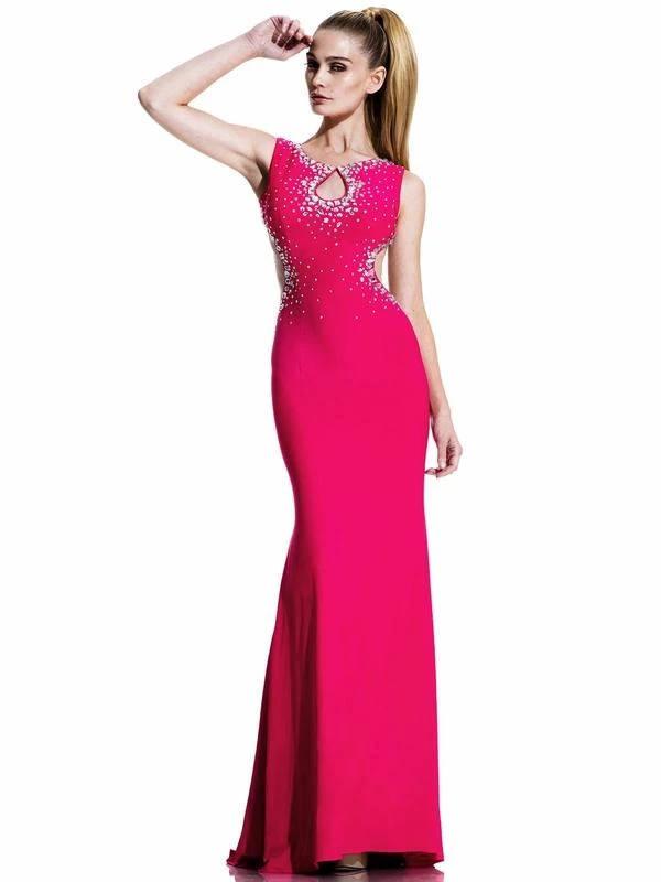 Formal Gowns Johnathan Kayne - 573 Sleeveless Jeweled Cutout Gown 3 Formal Gowns Johnathan Kayne - 573 Sleeveless Jeweled Cutout Gown