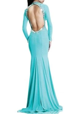 Formal Gowns Johnathan Kayne - 576 Long Sleeve Ornate Queen Anne Dress