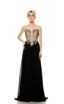 Johnathan Kayne - 6000 Strapless Sweetheart A-line Dress Formal Gowns