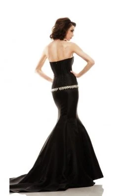 Johnathan Kayne - 6002 Strapless Corset Trumpet Gown