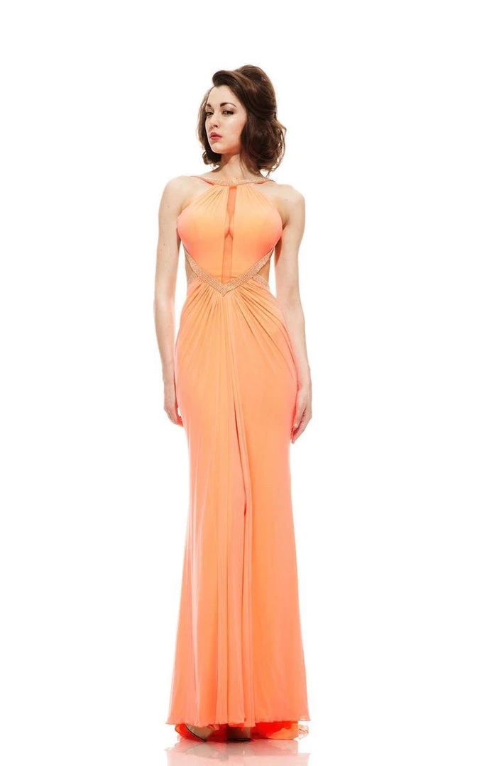 Formal Gowns Johnathan Kayne - 6008 Embellished Halter Sheath Dress 5 Formal Gowns Johnathan Kayne - 6008 Embellished Halter Sheath Dress