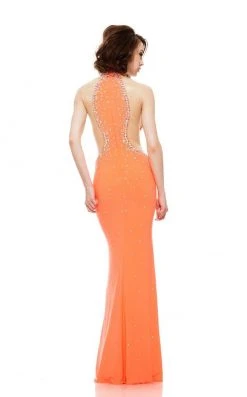 Johnathan Kayne - 6009 Bejeweled Illusion Cutout Gown