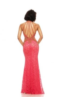 Johnathan Kayne - 6024 Halter Lace Embellished Long Gown Formal Gowns 5 Johnathan Kayne - 6024 Halter Lace Embellished Long Gown Formal Gowns