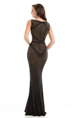 Formal Gowns Johnathan Kayne - 7012 Geo-Accented Mermaid Gown