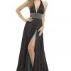 Formal Gowns Johnathan Kayne - 7086 Deep Halter Charmeuse A-line Gown 1 Formal Gowns Johnathan Kayne - 7086 Deep Halter Charmeuse A-line Gown