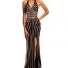 Formal Gowns Johnathan Kayne - 8016 Embellished Halter Sheath Dress