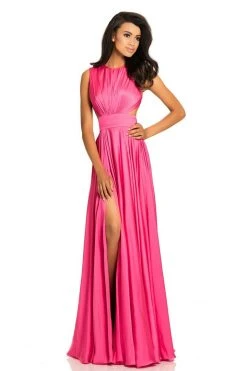 Johnathan Kayne - 8072 Ruched Cutout Charmeuse Gown 20 Johnathan Kayne - 8072 Ruched Cutout Charmeuse Gown