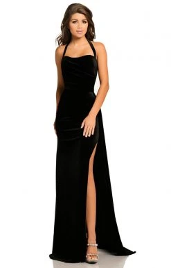 Formal Gowns Johnathan Kayne - 8087 Strapless Sweetheart Velvet Sheath Gown