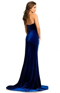 Formal Gowns Johnathan Kayne - 8087 Strapless Sweetheart Velvet Sheath Gown