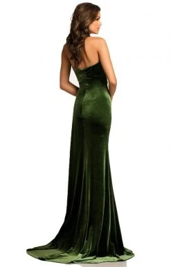 Formal Gowns Johnathan Kayne - 8087 Strapless Sweetheart Velvet Sheath Gown