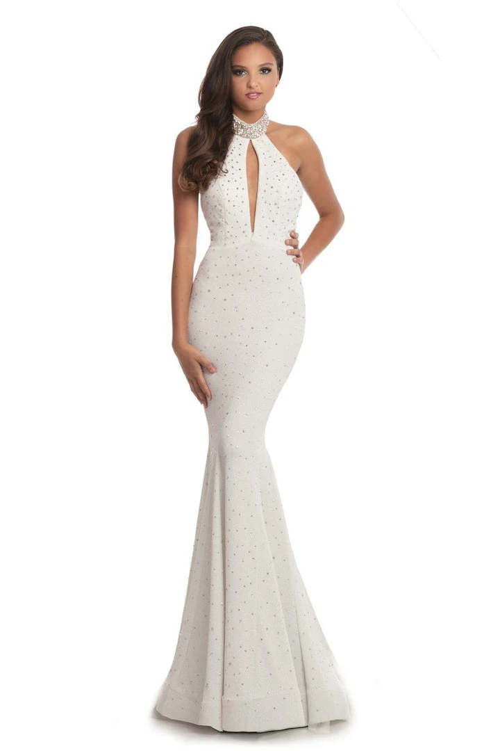 Johnathan Kayne - 8235 Bedazzled High Halter Mermaid Gown Formal Gowns 7 Johnathan Kayne - 8235 Bedazzled High Halter Mermaid Gown Formal Gowns