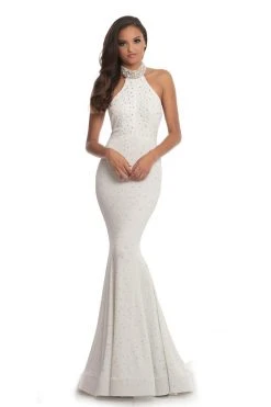 Johnathan Kayne - 8235 Bedazzled High Halter Mermaid Gown Formal Gowns 15 Johnathan Kayne - 8235 Bedazzled High Halter Mermaid Gown Formal Gowns