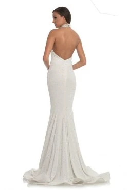Johnathan Kayne - 8235 Bedazzled High Halter Mermaid Gown Formal Gowns 14 Johnathan Kayne - 8235 Bedazzled High Halter Mermaid Gown Formal Gowns