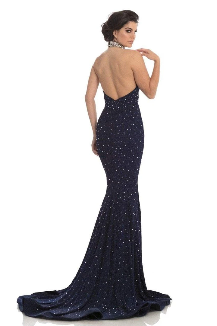 Johnathan Kayne - 8235 Bedazzled High Halter Mermaid Gown Formal Gowns 6 Johnathan Kayne - 8235 Bedazzled High Halter Mermaid Gown Formal Gowns