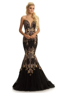 Johnathan Kayne - 9001 Dramatically Embellished Strapless Mermaid Gown Formal Gowns 12 Johnathan Kayne - 9001 Dramatically Embellished Strapless Mermaid Gown Formal Gowns