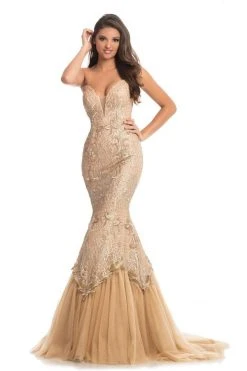 Johnathan Kayne - 9001 Dramatically Embellished Strapless Mermaid Gown Formal Gowns 14 Johnathan Kayne - 9001 Dramatically Embellished Strapless Mermaid Gown Formal Gowns