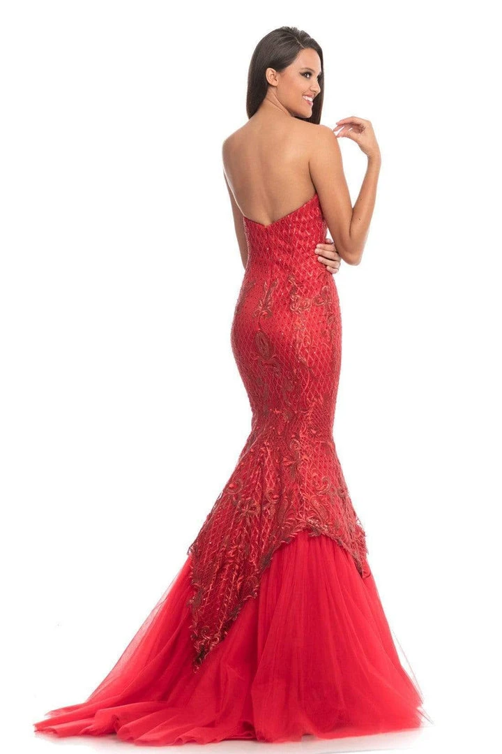 Johnathan Kayne - 9001 Dramatically Embellished Strapless Mermaid Gown Formal Gowns 10 Johnathan Kayne - 9001 Dramatically Embellished Strapless Mermaid Gown Formal Gowns