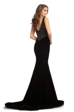 Johnathan Kayne - 9019 Fully Studded Bodice Velvet Mermaid Gown 11 Johnathan Kayne - 9019 Fully Studded Bodice Velvet Mermaid Gown