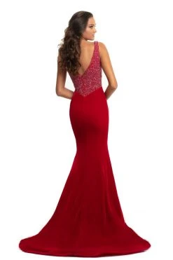 Johnathan Kayne - 9019 Fully Studded Bodice Velvet Mermaid Gown 15 Johnathan Kayne - 9019 Fully Studded Bodice Velvet Mermaid Gown