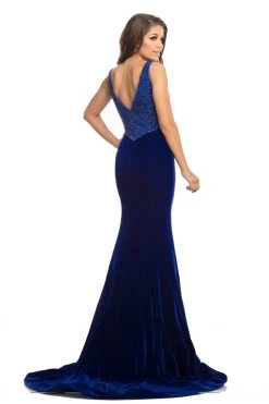 Johnathan Kayne - 9019 Fully Studded Bodice Velvet Mermaid Gown 17 Johnathan Kayne - 9019 Fully Studded Bodice Velvet Mermaid Gown