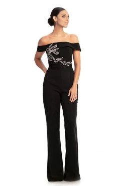 Johnathan Kayne - 9023 Versatile Beaded Off Shoulder Jumpsuit Formal Gowns 11 Johnathan Kayne - 9023 Versatile Beaded Off Shoulder Jumpsuit Formal Gowns