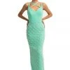 Johnathan Kayne - 9064 Beaded Sheath Dress With Back Slit 2 Johnathan Kayne - 9064 Beaded Sheath Dress With Back Slit