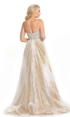 Formal Gowns Johnathan Kayne - 9067 Sleeveless Sparkly Glitter Mesh A-Line Gown 17 Formal Gowns Johnathan Kayne - 9067 Sleeveless Sparkly Glitter Mesh A-Line Gown