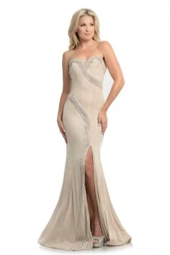 Formal Gowns Johnathan Kayne - 9075 Strapless Embellished Sweetheart Mermaid Dress