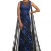 Johnathan Kayne - 9085 Embroidered Illusion Bateau Trumpet Dress 1 Johnathan Kayne - 9085 Embroidered Illusion Bateau Trumpet Dress