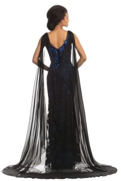 Johnathan Kayne - 9085 Embroidered Illusion Bateau Trumpet Dress 5 Johnathan Kayne - 9085 Embroidered Illusion Bateau Trumpet Dress