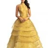 Formal Gowns Johnathan Kayne - 9093 High Halter Tiered Ballgown 1 Formal Gowns Johnathan Kayne - 9093 High Halter Tiered Ballgown