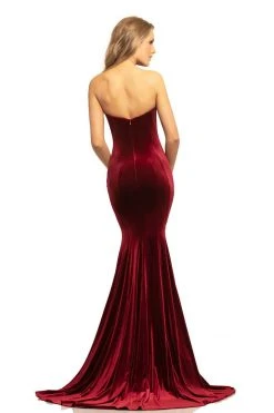 Formal Gowns Johnathan Kayne - 9223 Bead Embellished Strapless Mermaid Gown
