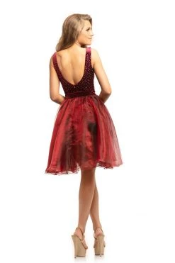 Cocktail Dresses Johnathan Kayne - 9225 Bejeweled Plunging Bodice Overskirt Romper 17 Cocktail Dresses Johnathan Kayne - 9225 Bejeweled Plunging Bodice Overskirt Romper