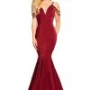 Formal Gowns Johnathan Kayne Crystal Draped Plunging Mermaid Gown 1 Formal Gowns Johnathan Kayne Crystal Draped Plunging Mermaid Gown