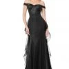 Jovani - 2308 Off-Shoulder Stretch Glitter A-Line Gown Formal Gowns 2 Jovani - 2308 Off-Shoulder Stretch Glitter A-Line Gown Formal Gowns