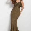 Formal Gowns Jovani - 45156 Ruched Off-Shoulder Sheath Dress 2 Formal Gowns Jovani - 45156 Ruched Off-Shoulder Sheath Dress